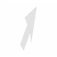 RAE Preformed Thermoplastic Pavement Markings: Right Lane Drop Arrow, White, 18 ft Lg, 5 1/2 ft Wd (MPN PR-TH-3565)