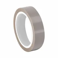 ST GOBAIN Film Tape: 1 in Wd, 5 yd Lg, 3.5 mil Thick, Rubber, Polytetrafluoroethylene Film, Gray (MPN 2250-2)