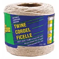 APPROVED VENDOR Twine: Twisted, Spool, 1/16 in Dia, 370 ft Overall Lg, Cotton, Spliceable, Uncoated (MPN 1137-WA)