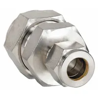 PARKER Compression Fitting Union: 1 in OD x 1/2 in OD Fitting Size, Compression x Compression (MPN 16RU8-316)