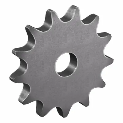 TRITAN Roller Chain Sprocket: No Hub, For Single Strands, 40, 13 Teeth, 2.089 in Pitch Dia - Size 40 Plain-Bore Roller Chain Sprockets