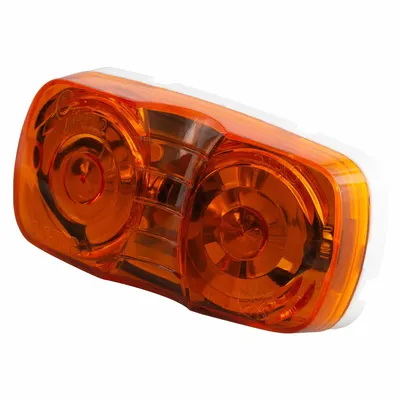 GROTE Clearance Marker Lamp: Clearance Light, Incandescent, Rectangular, Amber - Clearance Lights