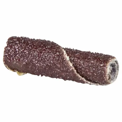 MERIT Cartridge Roll: Straight, 5/16 in Dia x 1 1/2 in L, 1/8 in Pilot, Aluminum Oxide - General Purpose Cartridge Rolls for All Metals