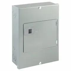 Single-phase prewired generator panel rated 120/240V AC and 60 A with 4 spaces. Includes QO260CP, QO2020, QO3020, QO1515, QO1520, QO2175SB, QO250SPD, HEPD25, HEPD50, HEPD80, HEPD25MKF, HEPD58MKF, PK7GTA, and PK8FL. Used to connect a portable generator to an electrical distribution system for powering selected circuits during outages.