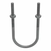 Standard U-Bolt: 1/2"-13 Thread Size, For Pipe Size 2 1/2 in, 4 1/2 in Inside Ht, Steel, 5 PK (MPN U17244.050.0250)