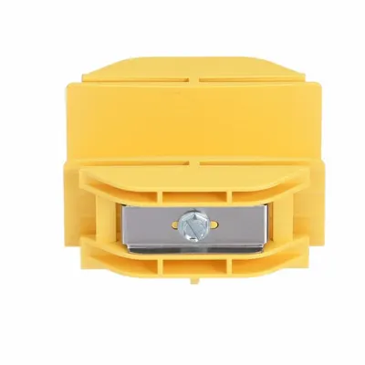 PANDUIT QuickLock Coupler: Fiberrunner, Yellow, ABS/Polycarbonate - Couplings for Fiber-Routing Raceways