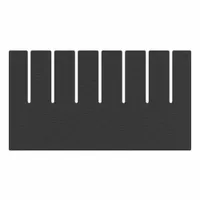 QUANTUM STORAGE SYSTEMS Divider: 9 in x 5 in, Plastic, Conductive, 2TB30, DG92060CO (MPN DS92060CO)