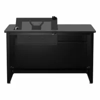 VERSADESK Computer Desk: Metal, Black Matrix, 0 Drawers, 48 in Overall Wd, 29 in Overall Ht (MPN RSD4830-BB)