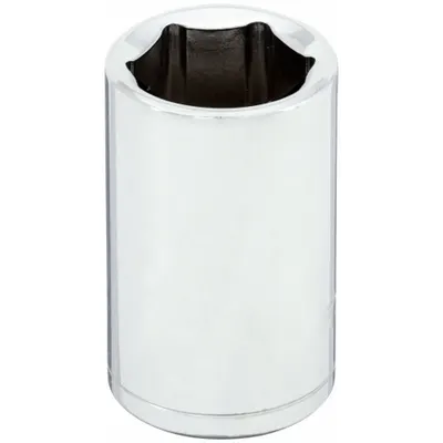 WESTWARD Socket: Metric, 1/2 in Drive Size, 18 mm Socket Size, 6-Point, Std, Chrome - 1/2" Drive Hand Sockets