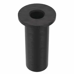 This insulating well nut is a rubber blind fastener with a #10-32 fine thread. It is used to mount components in thin panels while dampening vibration and providing a water-resistant seal. Suitable for applications requiring insulated fastening in enclosures, automotive, and marine assemblies. Sold in a 10-pack.