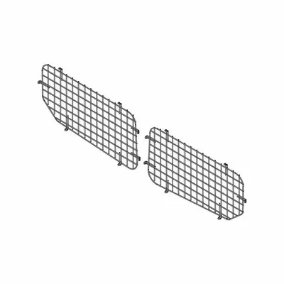 WEATHER GUARD Van Window Screen: Van Window Screen, Steel, 18 19/50 in Overall Wd, Side Door - Van Window Screens