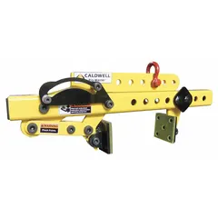 Concrete grab for lifting concrete slabs. Features polyurethane pads that grip slabs securely. Working load limit of 2,200 lb. Suitable for construction and precast concrete handling.