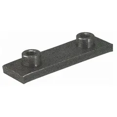 Weld plate used in plumbing systems for attaching pipes or fixtures to structural surfaces. Provides a secure mounting point through welding. Suitable for various plumbing installations requiring a fixed anchor.