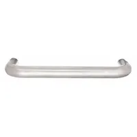 MONROE PMP Pull Handle: Threaded Holes, Stainless Steel, Silver, 1/4"-20 Screw Size, 1 in (MPN PH-0137)
