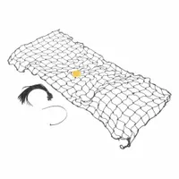 VESTIL Pallet Rack Netting: 111 in x 48 in, Nylon, Black (MPN PRN-111-4)