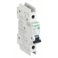 SCHNEIDER ELECTRIC IEC Miniature Circuit Breaker: 6 A Amps, 60V DC, 14kA at 120/240V AC, Screw Clamp (MPN M9F42106)