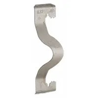 Cable Conduit Clip Hanger: 1/2 in_3/4 in_1 in Trade Size, 1/8 in to 1/2 in, 8 AWG to 9 AWG, Steel (MPN K16)