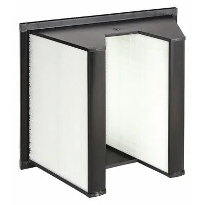OEM V-Bank Air Filter: 20 in x 24 in x 12 in, Fiberglass, Single Header, 2 Vs - MERV 11 V-Bank Air Filters