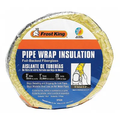FROST KING SP42X/16 Fiberglass Pipe Wrap