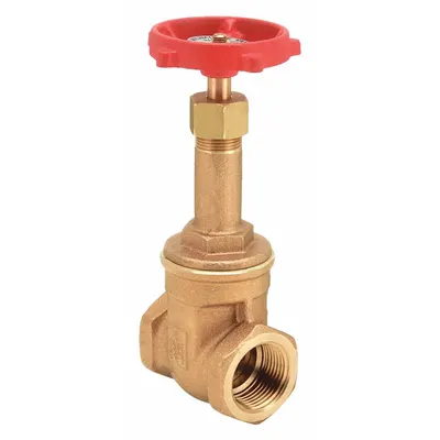 MILWAUKEE VALVE Gate Valve: 1 in, Bronze, Rising, FNPT x FNPT, 300 psi Max. Pressure (CWP) - Rising Stem Bronze General Purpose Gate Valves