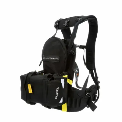 COAXSHER Wildland Fire Pack: 1000 Denier Cordura, Black - Wildland Gear Backpacks