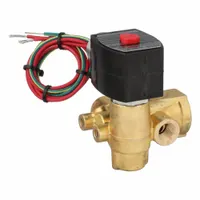 REDHAT Solenoid Valve: 3-Way, Normally Closed, 3/8 in Pipe Size, 110V AC/120V AC, Quick Exhaust (MPN EF8321G002)