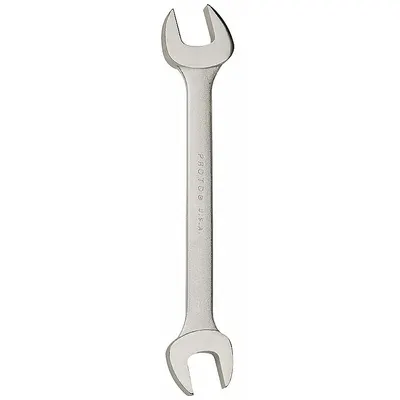 PROTO Open End Wrench: Alloy Steel, Black Oxide, 1 1/2 in_1 5/8 in Head Size - SAE, Double End, Open End Wrenches
