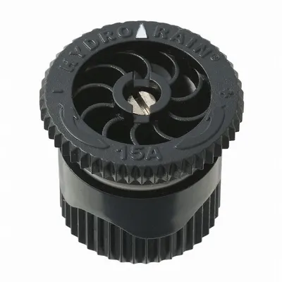 HYDRORAIN Adjustable Arc Spray Nozzle: 0° to 360°, 15 ft, 0.39 to 8.97 gpm, 15 to 30 psi - Sprinkler Nozzle Heads