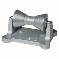 Steel Pipe Roll Stand: For 4 in – 6 in Pipe, 950 lb Load Capacity, 9.88 in Overall Lg (MPN 0500181046)