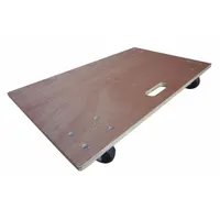 APPROVED VENDOR General Purpose Dolly: 1,000 lb, 30 in L x 18 in W x 4 in H Deck, Smooth, (4) Swivel