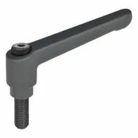 JW WINCO Adjustable Handles; Adjustable Levers: Zinc w/ Steel Thread, M10 Thread, 40 mm Thread Lg (MPN 10N40A03K)