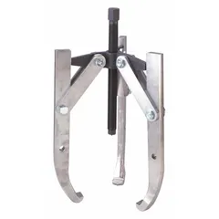 External-grip jaw puller with 25-ton pulling capacity, 15-1/2 in jaw reach, and 0.35 in jaw thickness. Designed for heavy-duty removal of gears, bearings, pulleys, and press-fit components in industrial maintenance and repair applications.