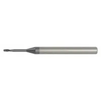 WIDIA HANITA Square End Mill: Carbide, TiAlN Coated, 2 Flute, 2 mm Mill Dia, 3 mm LOC, 50 mm OAL (MPN 7N0202002RJ)