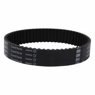 CONTINENTAL Timing Belt: One Side, Curvilinear, Conti Hawk PD, 8 mm Pitch, 20 mm Top Wd - HTD Section Timing Belts