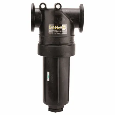 BANJO Inline Strainer: Polypropylene, 1 1/2 in, Manifold Flange, Mesh, 80 mesh Screen Size - Polypropylene Inline Strainers