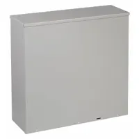 WIEGMANN Enclosure: Steel, 24 in x 24 in x 8 in, 3R, Solid Cover, Screw On, Painted (MPN RSC242408)