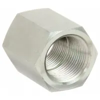 Hydraulic Hose Adapter: 3/4 in x 3/4 in Fitting Size, Female x Female, NPTF x NPTF, Rigid, Straight (MPN 2096-12S)