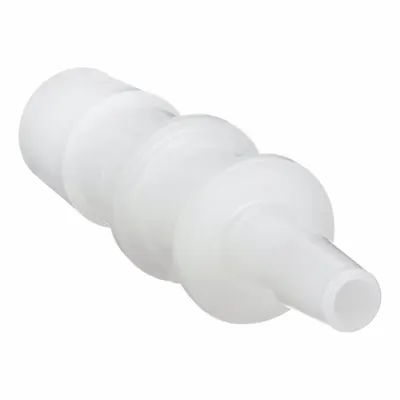 ELDON JAMES Barbed Fitting Coupling: Barbed, 1/4 in ID x 3/16 in ID Fitting Size, HDPE - Polyethylene Barbed Tube Fittings
