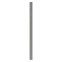 ASI GLOBAL Partition Column: Plastic Polymer, Pebble, Charcoal, 82 in Ht, 4 in Wd, 1 in Thick (MPN 40-90870453-9237)
