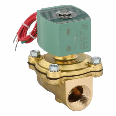REDHAT Solenoid Valve: 2-Way, Normally Closed, 1 in Pipe Size, 12V DC, Watertight - 2-Way/2-Position, Normally Closed Solenoid Valves