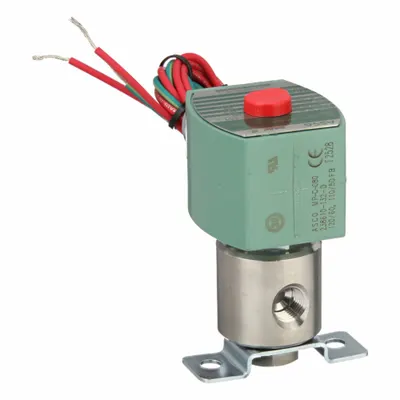 REDHAT Solenoid Valve: 3-Way, Configurable, 1/4 in Pipe Size, 110V AC/120V AC - 3-Way/2-Position, Configurable Solenoid Valves