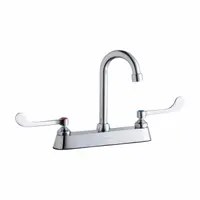 ELKAY Handle-Operated Faucet: Elkay®, Brass, Centerset, Deck, 3 Mounting Holes, 1.5 gpm Flow Rate (MPN LK810GN04T6)