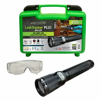 SPECTROLINE Leak Detection Lamp (MPN SPI-LTP) - Ultraviolet Inspection Flashlights for Leak Detection
