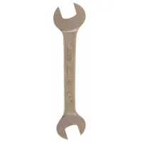 AMPCO Open End Wrench: Aluminum Bronze, Natural, 16 mm_17 mm Head Size, 6 1/2 in Overall Lg, Std (MPN WO-16X17)