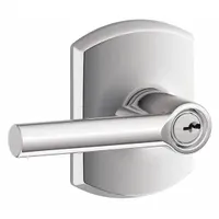 SCHLAGE Door Lockset: Office Lever Locksets, Chrome (MPN F51A BRW 625 GRW)