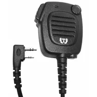 DSR PROSERIES Speaker Microphone: Fits Kenwood, 3.5 mm Jack, 24 in Cord, Push To Talk, Waterproof (MPN JD-7002)