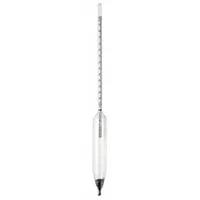 Specific Gravity Hydrometer: Specific Gravity Combined Form, 1.180/1.250, 0.0005, Ballast/Glass (MPN B61801-1000)
