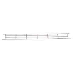 Unit-mount wire guard designed for use with FOSTORIA model MM-24A electric wall and ceiling heaters. Provides protective covering to shield the heater from accidental contact or debris. Constructed as a trim and mounting accessory for secure attachment directly to the heater unit.