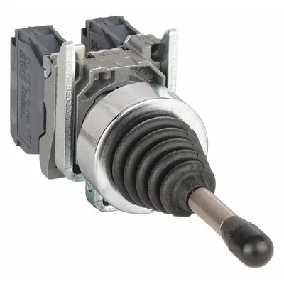 SCHNEIDER Joystick Operator: Vertical and Horizontal Operation, 4 Positions, 1NO - Joystick Operators with Contact Blocks