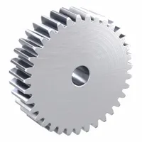 Hubless Spur Gear: Module m 2.5, 35 Teeth, 15 mm Bore Dia, Stainless Steel, 20° Pressure Angle (MPN SUSA2.5-35)